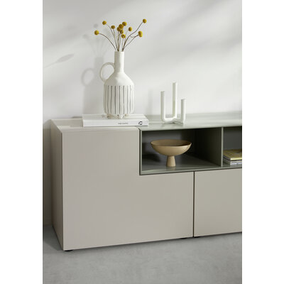 Sideboard 3900 - BHT ca. 220x62x45 cm, Lack, Kaschmir