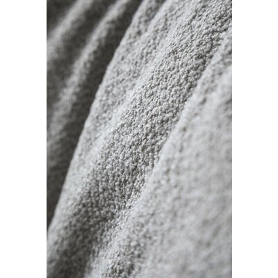 Armlehnstuhl Mis Legere - Boucle, Grau, Stativ, Anthrazit