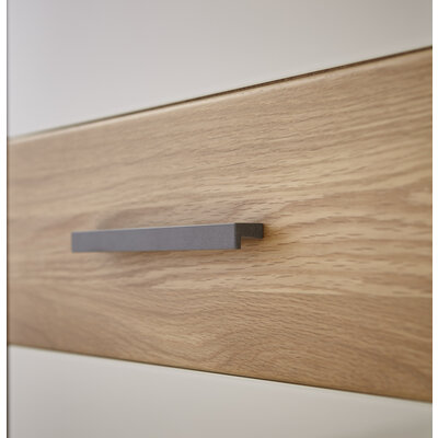 Drehtürenschrank Lenoso - B. ca. 200 cm, Glas Champagner, Spiegel