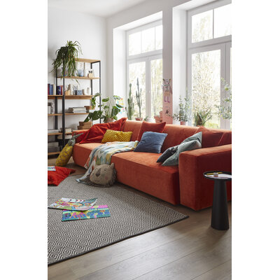 Sofa Elementos - 3-Sitzer XL, Stoff, Campari