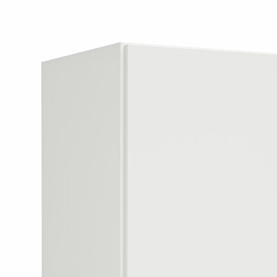 Drehtürenschrank Viana - B. ca. 299 cm, Lack, Weiß