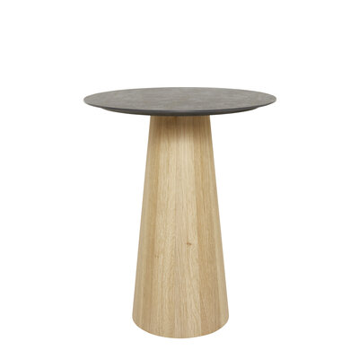 Beistelltisch Cono - DH ca 40x52 cm, Keramik, Graubraun 9150035