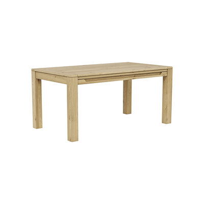 Esstisch Amora - ausziehbar, LB ca. 160x90 cm, Wildeiche massiv bianco 108709