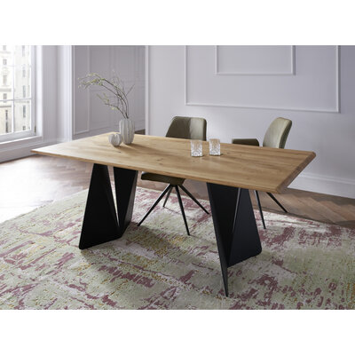 Esstisch Cinque Passi - LB ca. 240x95 cm, Asteiche massiv natur