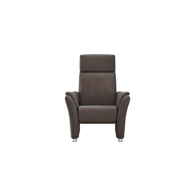 Relaxsessel Arima H - Kopf-/Fußteil/Rückenlehne verstellbar, Stoff, Dunkelbraun 101080