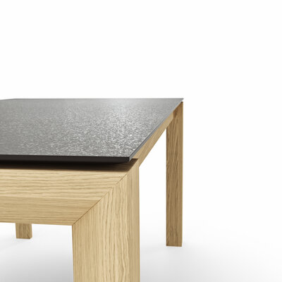 Esstisch 5000 - LB ca. 180x100 cm, Kunststoff, Schwarz