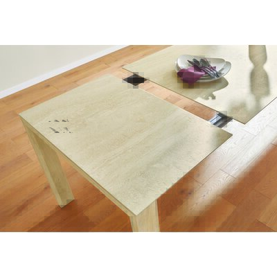 Esstisch Cambre - LB ca. 220x90 cm, ausziehbar, Keramik, Beige