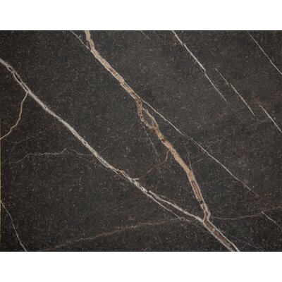 Konsolentisch Fano - BHT ca. 120x75x45 cm, HPL, Graubraun