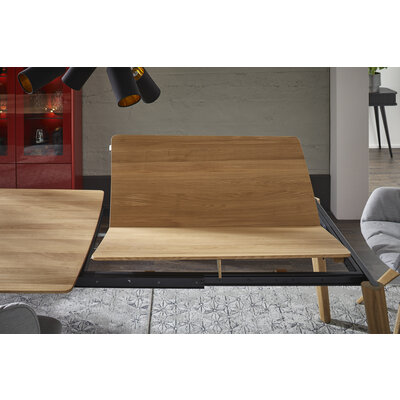Esstisch Saltino - ausziehbar, LB ca. 180x100 cm, Eiche massiv