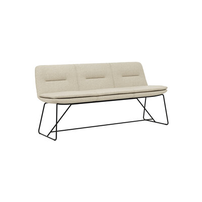Polsterbank Macano - B ca. 180 cm, Stoff, Beige 102642