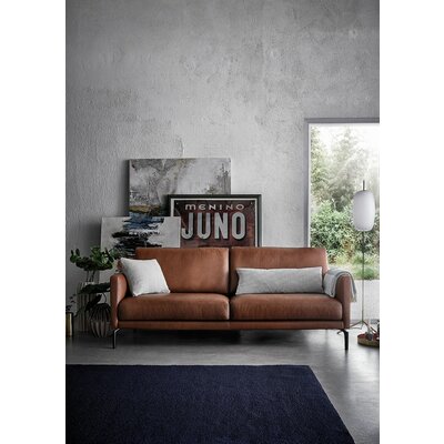 Sofa Cuneo Klassik - 2,5-Sitzer, Leder, Cognac