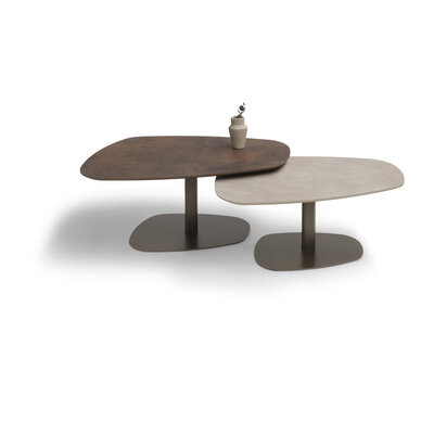 Couchtisch Fano-Hit - LBH ca. 98x70x39 cm, HPL, Broncefarben