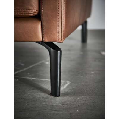 Sofa Cuneo Klassik - 2,5-Sitzer, Leder, Cognac