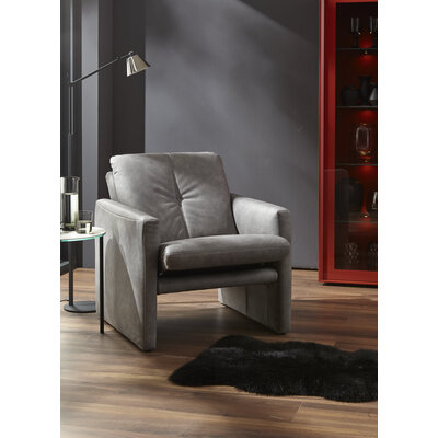 Sessel Tenero - inkl. Relaxfunktion, Stoff, Grau