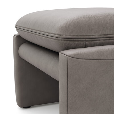 Hocker Tenero - inkl. Sitzhöhe verstellbar, Stoff, Grau