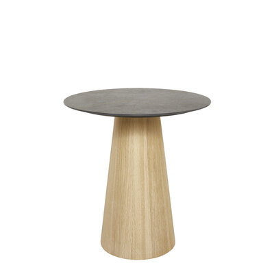 Beistelltisch Cono - DH ca. 40x45 cm, Keramik, Graubraun 9150031