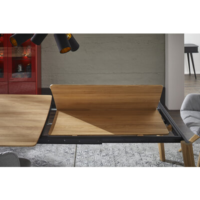 Esstisch Saltino - ausziehbar, LB ca. 180x100 cm, Eiche massiv