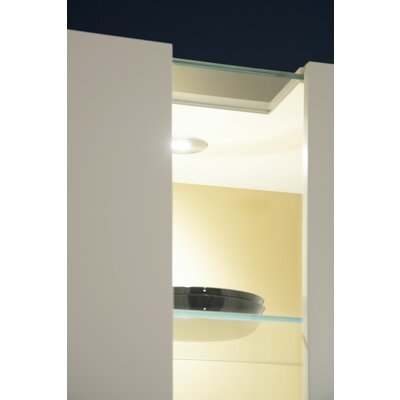 Vitrine 3900 - B ca. 60 cm, Lack matt, Kaschmir
