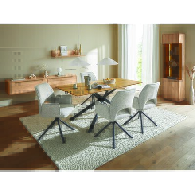 Esstisch Tineo - LB ca. 180 x 90 cm, Charaktereiche massiv