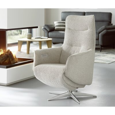 Relaxsessel Riposo - inkl. motorischer Relaxfunktion, Stoff, Graubeige