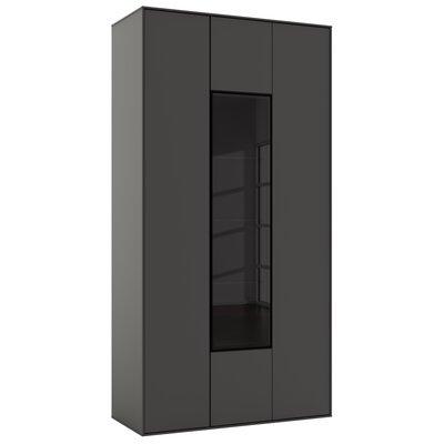 Vitrine Medio - Melamin, Schiefergrau 144730