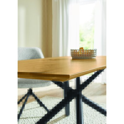 Esstisch Tineo - LB ca. 180 x 90 cm, Charaktereiche massiv