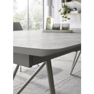Esstisch Sedana - LB ca. 200x100 cm, HPL, Grau