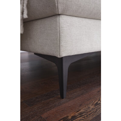 Ecksofa Felipa - Ecke links mit 2,5-Sitzer inkl. Kopfteil verstellbar, Stoff, Natur