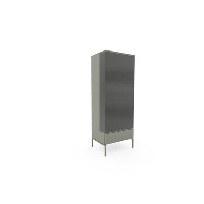 Vitrine 3900 - inklusive Beleuchtung, Lack matt, Salbei 133155
