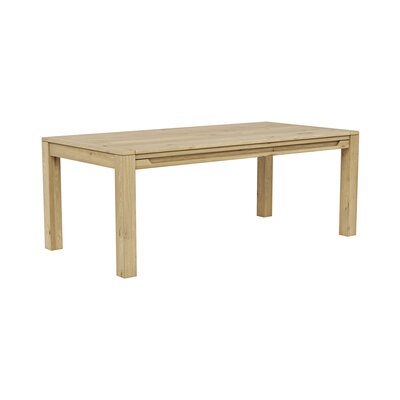 Esstisch Amora - ausziehbar, LB ca. 200x100 cm, Wildeiche massiv bianco 108711