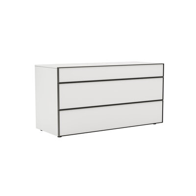 Kommode Loretto - BHT ca. 135x70x53 cm, Lack matt, Weiß 114377