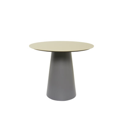 Beistelltisch Cono - DH ca. 60x52 cm, Glas, Mandel 9152186