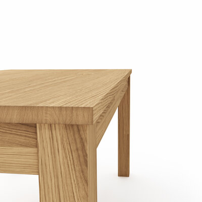 Esstisch Dinner - LB ca. 160x90 cm, Wildeiche massiv