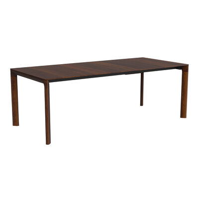Esstisch 3400 - ausziehbar, LB ca. 220x100 cm, Astiger Nussbaum massiv 134354