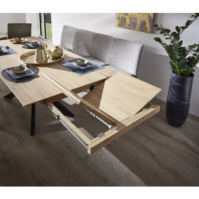 Esstisch Talara Lola - ausziehbar, LB ca. 240x100cm, Wildeiche Bianco