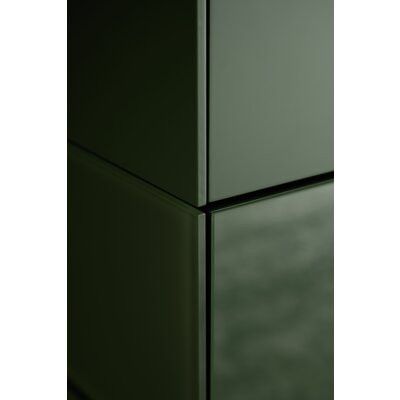 Highboard 3900 - Lack matt, Dunkelgrün