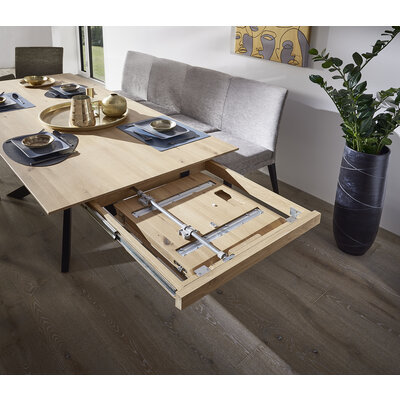 Esstisch Talara Lola - ausziehbar, LB ca. 240x100cm, Wildeiche Bianco
