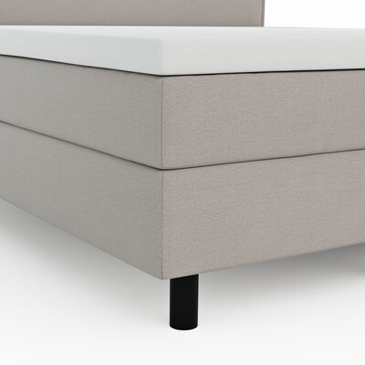 Boxspringbett Valencia - Liegefläche ca. 160x200 cm, Stoff, Mauve