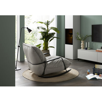 Sessel Fluffy - Stoff, Grau