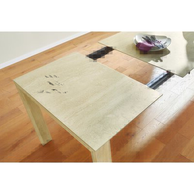 Esstisch Cambre - LB ca. 220x90 cm, ausziehbar, Keramik, Beige