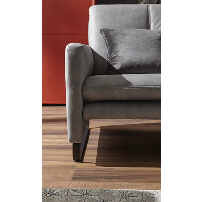 Sofa Tenero - 2-Sitzer, Stoff, Grau