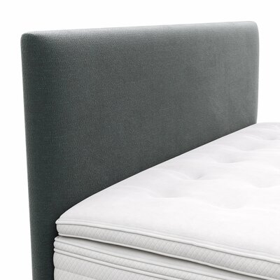 Boxspringbett Navelli 2 - Liegefläche ca. 180x200 cm, Stoff, Dunkelgrün