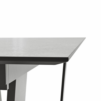 Esstisch Dinner - verlängerbar, LB ca. 200x95 cm, Kunststoff, Hellgrau
