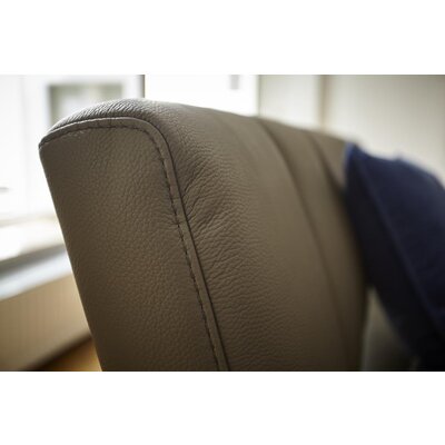 Polsterbank Carmelo - Breite ca. 203 cm, Leder, Olive