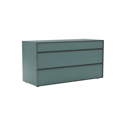 Kommode Loretto - BHT ca. 135x70x53 cm, Lack matt, Salbeigrün 114375