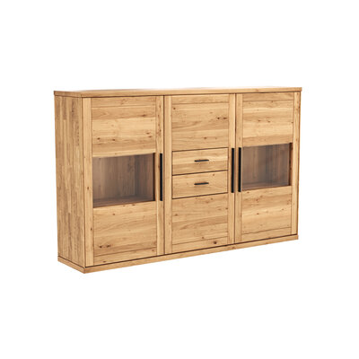 Highboard Faro 6.0 - Wildeiche massiv, natur, geölt 142050