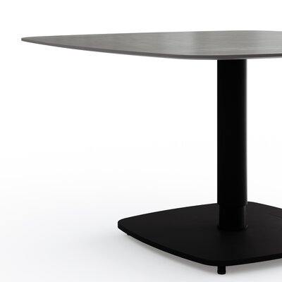 Couchtisch Camas - LBH ca. 75x75x42 cm, Keramik, Dunkelgrau