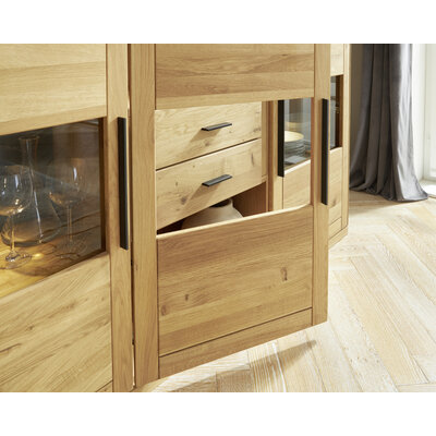 Highboard Faro 6.0 - Wildeiche massiv, natur, geölt