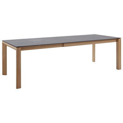 Esstisch 5000 - ausziehbar, LB ca. 160x90 cm, Kunststoff, Schwarz 104442