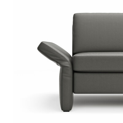 Sessel Arima N - Leder, Anthrazit